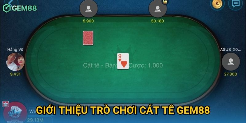 Giới thiệu trò chơi Cát Tê Gem88